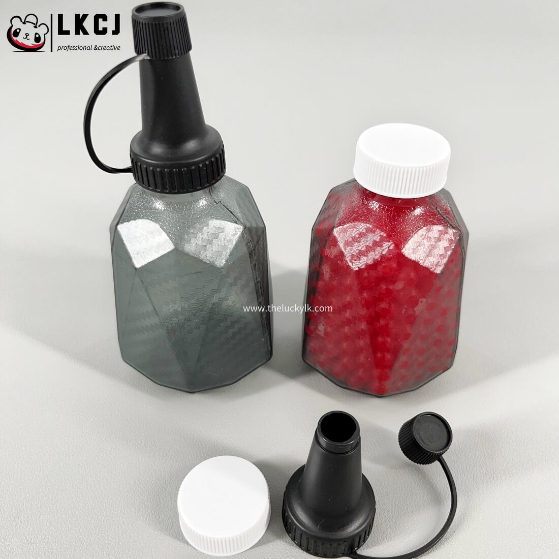 Carbon Fiber Pattern Quick Loading Bottle