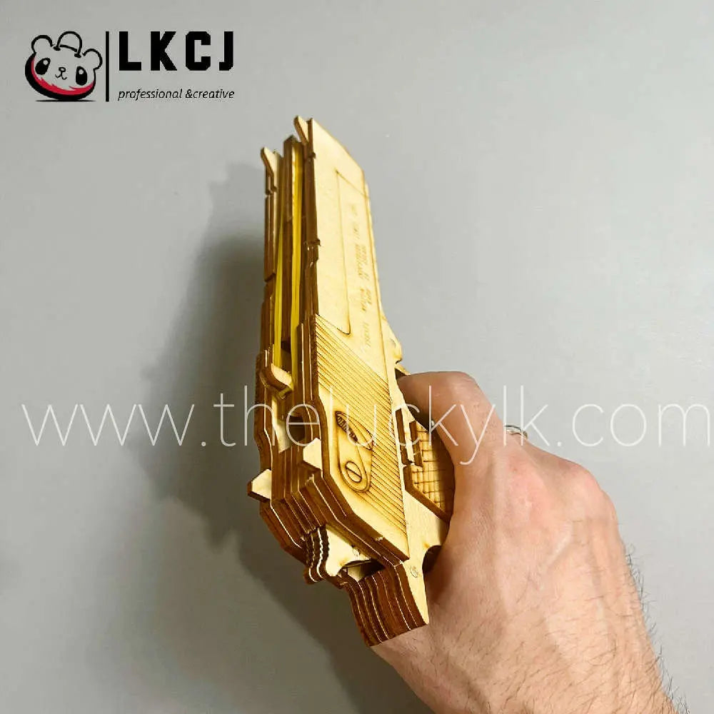 Desert Eagle Pistol - Wooden DIY Toy