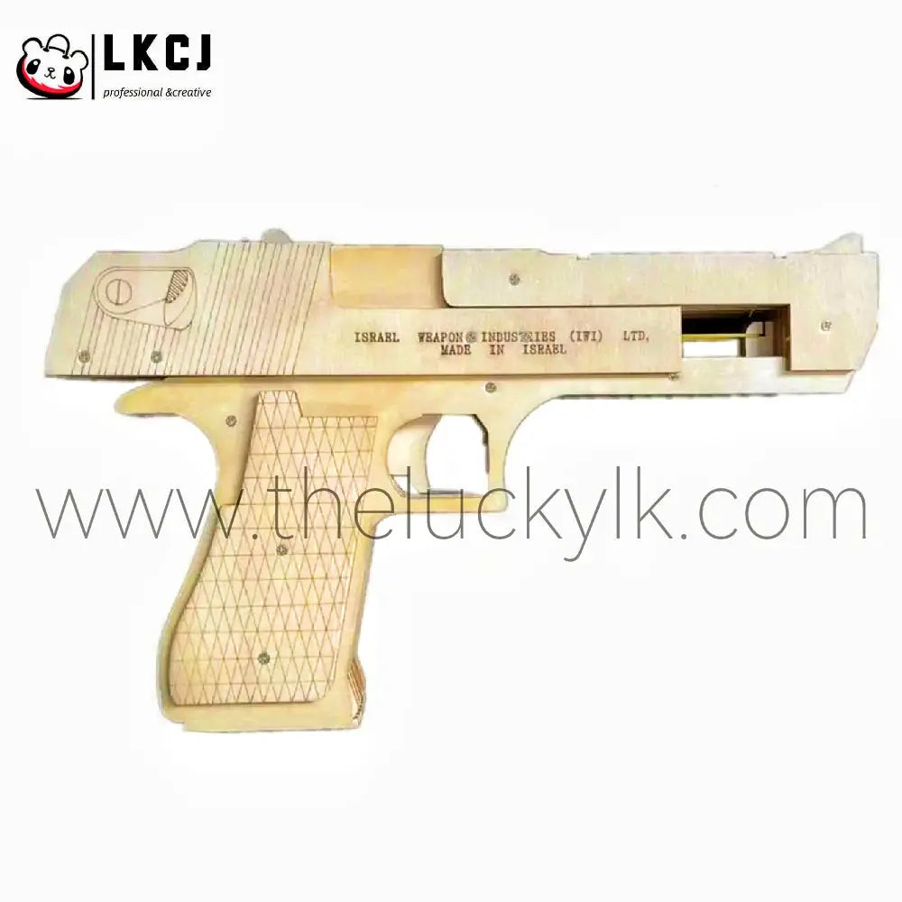 Desert Eagle Pistol - Wooden DIY Toy