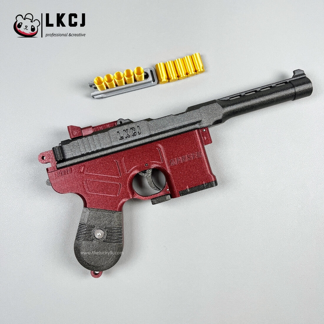 3D Printed Mauser With Throwable Bullets Christmas Gift