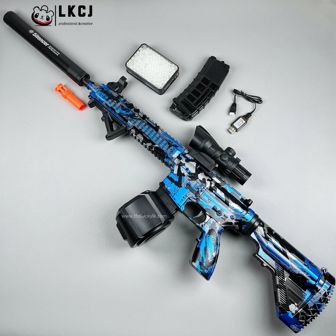 Exquisite Graffiti M416 Gel Blasters 25M Shoot Range With 2 Mags