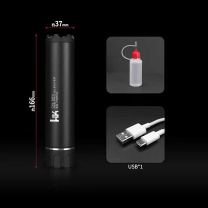 New Smoke Wolf Silencer For Both Gel blaster&Airsoft With 14mm CCW