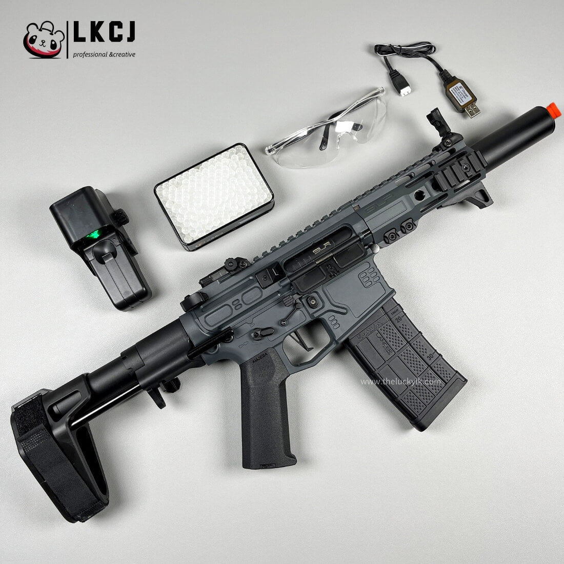 New SLR Precision Shooting Gel Blaster Fast Mode 11.1V Battery Recommended Age 18+