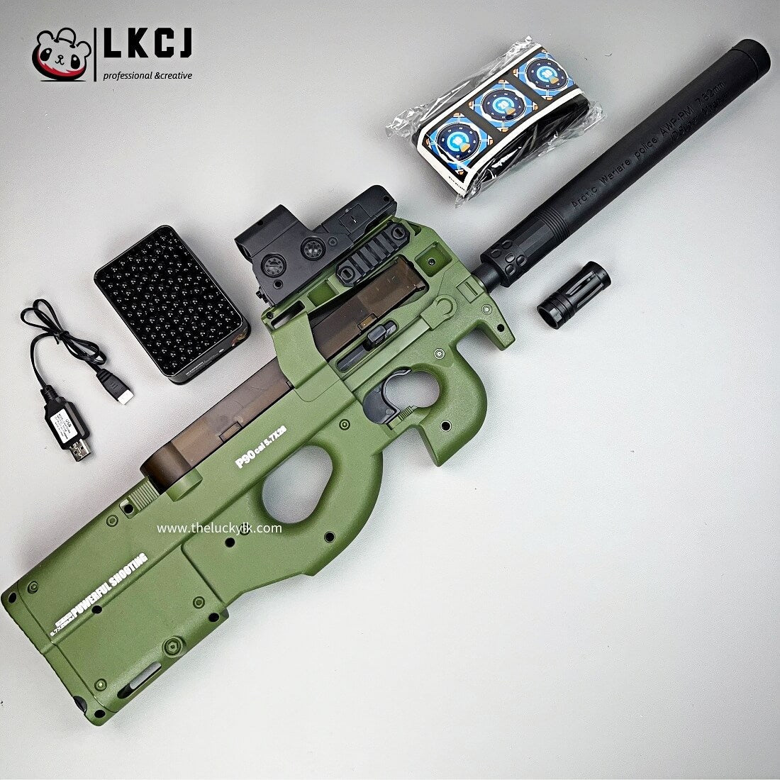 New Color P90 With Spring Compression Magazine-LKCJ Recommended