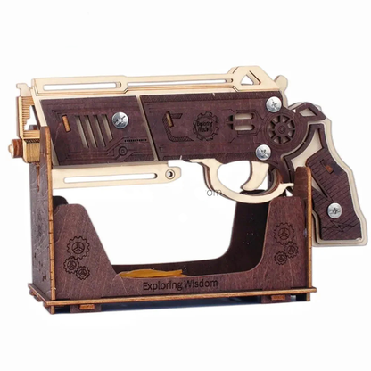 Space Sci-Fi Pistol  - Wooden DIY Toy