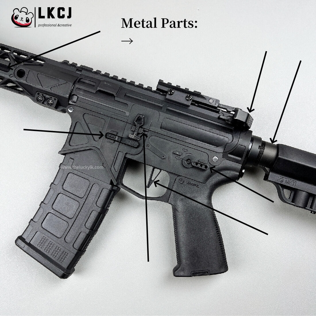 BD556 Gel Blaster With Forward And Backward Movable Bolt