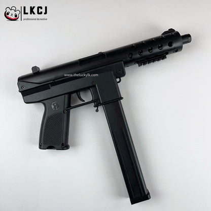 Gold/Sliver TEC9 Gel Blaster With 7 Colors of Lighted Silencer