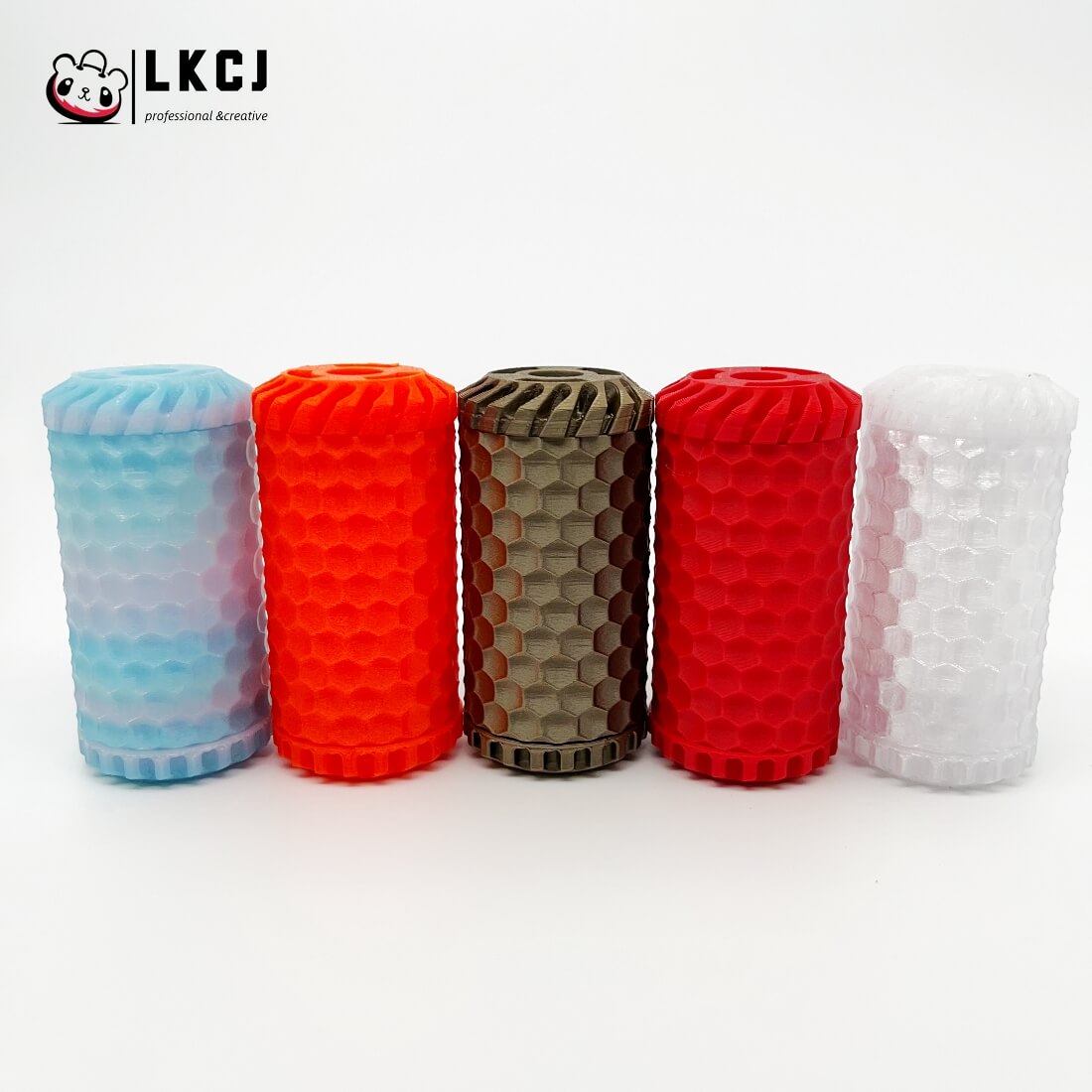 3D Printed RGB Tracer With Rainbow+7 Colors