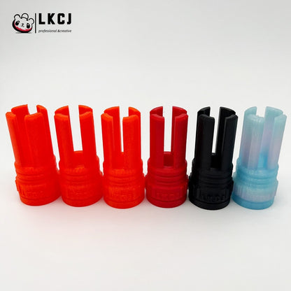 High Quality 3D Printed Orange Tips 6 PC Set 14MM CCW