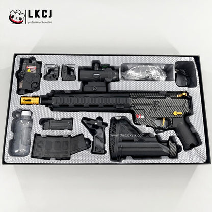 Carbon Fiber Gold Embellished M416 Gel Blaster