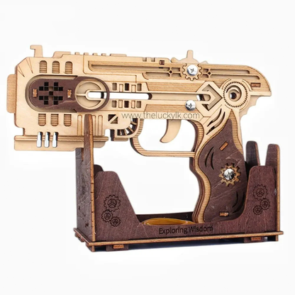 Space Sci-Fi Pistol  - Wooden DIY Toy