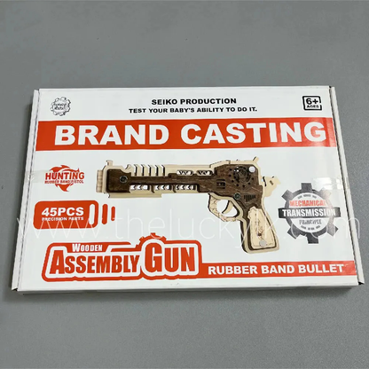 Space Sci-Fi Pistol  - Wooden DIY Toy