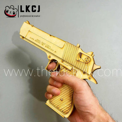 Desert Eagle Pistol  - Wooden DIY Toy