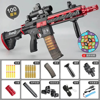 Electric M416 Rifle With Shell Ejecting Nerf Toy Gun