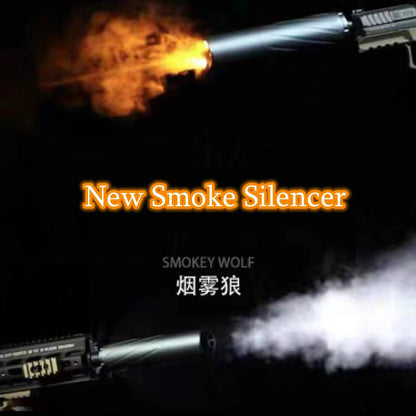 New Smoke Wolf Silencer For Both Gel blaster&Airsoft With 14mm CCW