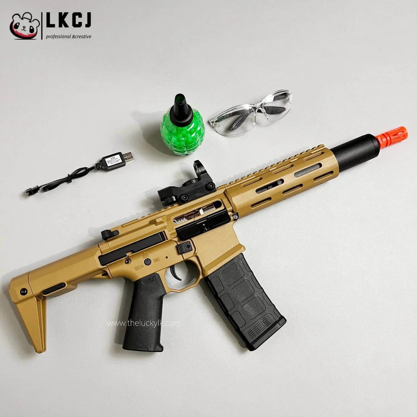 New 2.0 AAC Honey Badger Gel Blaster