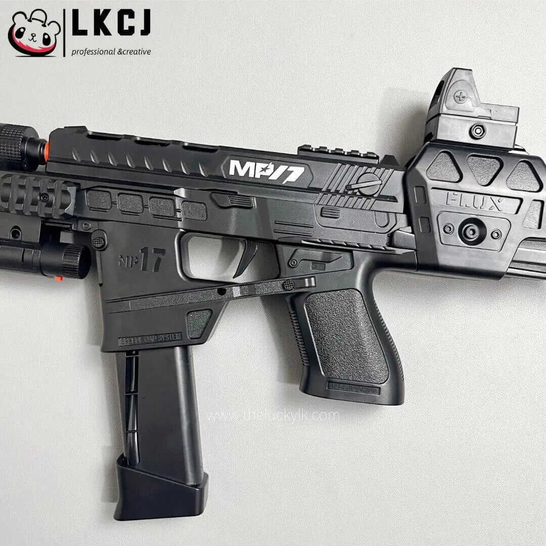 New Mp17 Gel Blaster With Metal Stock, Metal Rail