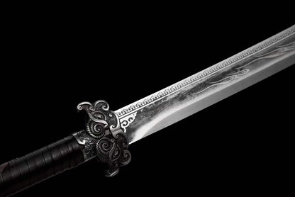 Handmade Beast Demon Oxtail Blade High Manganese Steel Corrosion pattern