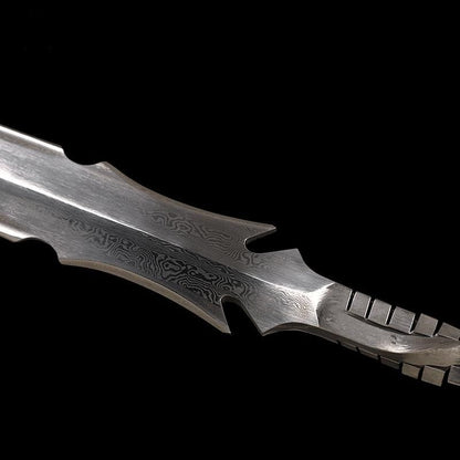 Handmade Dragon Scale Gun Pattern Steel One-piece forging